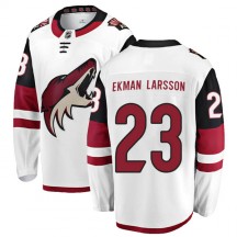 Men's Fanatics Branded Arizona Coyotes Oliver Ekman-Larsson White Away Jersey - Authentic