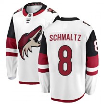 Men's Fanatics Branded Arizona Coyotes Nick Schmaltz White Away Jersey - Breakaway