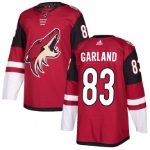 Youth Adidas Arizona Coyotes Conor Garland Maroon Home Jersey - Authentic