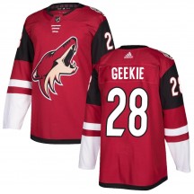 Youth Adidas Arizona Coyotes Conor Geekie Maroon Home Jersey - Authentic