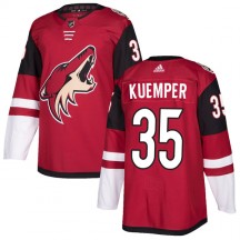 Youth Adidas Arizona Coyotes Darcy Kuemper Maroon Home Jersey - Authentic