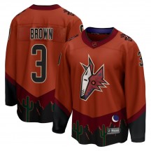 Youth Fanatics Branded Arizona Coyotes Josh Brown Orange Special Edition 2.0 Jersey - Breakaway