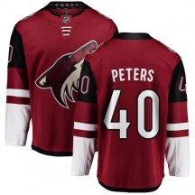 Youth Fanatics Branded Arizona Coyotes Justin Peters Red Home Jersey - Breakaway