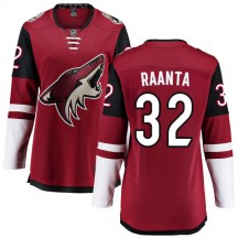 Women's Fanatics Branded Arizona Coyotes Antti Raanta Red Home Jersey - Breakaway