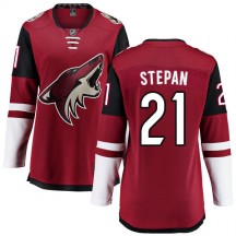 Women's Fanatics Branded Arizona Coyotes Derek Stepan Red Home Jersey - Breakaway