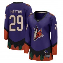 Women's Fanatics Branded Arizona Coyotes Barrett Hayton Purple 2020/21 Special Edition Jersey - Breakaway