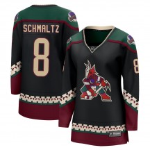 Women's Fanatics Branded Arizona Coyotes Nick Schmaltz Black 2021/22 Home Jersey - Breakaway