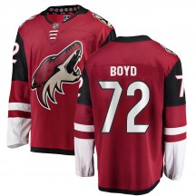 Men's Fanatics Branded Arizona Coyotes Travis Boyd Red Home Jersey - Breakaway