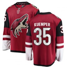 Men's Fanatics Branded Arizona Coyotes Darcy Kuemper Red Home Jersey - Authentic