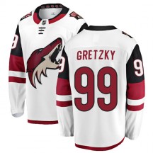 Youth Fanatics Branded Arizona Coyotes Wayne Gretzky White Away Jersey - Authentic
