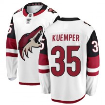 Youth Fanatics Branded Arizona Coyotes Darcy Kuemper White Away Jersey - Authentic