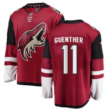 Youth Fanatics Branded Arizona Coyotes Dylan Guenther Red Home Jersey - Breakaway