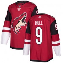 Youth Adidas Arizona Coyotes Bobby Hull Red Burgundy Home Jersey - Authentic