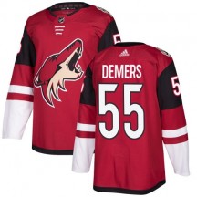Youth Adidas Arizona Coyotes Jason Demers Red Burgundy Home Jersey - Authentic