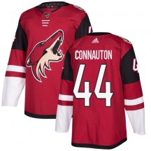 Men's Adidas Arizona Coyotes Kevin Connauton Red Burgundy Home Jersey - Premier