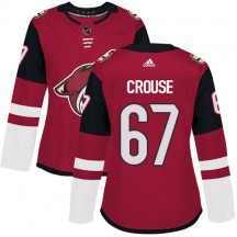 Women's Adidas Arizona Coyotes Lawson Crouse Red Burgundy Home Jersey - Authentic