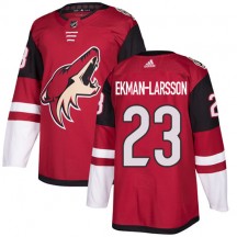 Youth Adidas Arizona Coyotes Oliver Ekman-Larsson Red Burgundy Home Jersey - Authentic