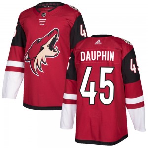 Youth Adidas Arizona Coyotes Laurent Dauphin Maroon Home Jersey - Authentic