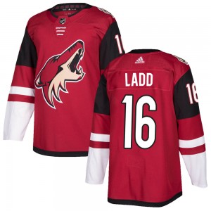 Youth Adidas Arizona Coyotes Andrew Ladd Maroon Home Jersey - Authentic