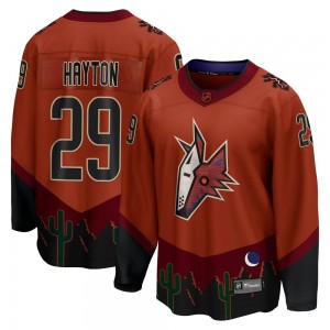 Youth Fanatics Branded Arizona Coyotes Barrett Hayton Orange Special Edition 2.0 Jersey - Breakaway
