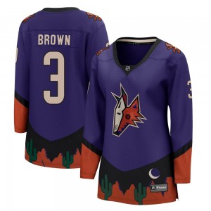 Women's Fanatics Branded Arizona Coyotes Josh Brown Purple 2020/21 Special Edition Jersey - Breakaway