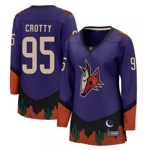 Women's Fanatics Branded Arizona Coyotes Cameron Crotty Purple 2020/21 Special Edition Jersey - Breakaway