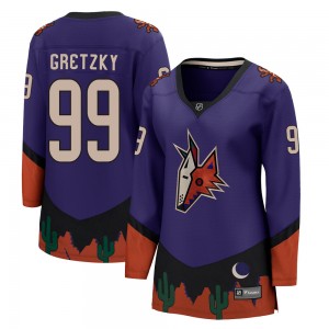 Women's Fanatics Branded Arizona Coyotes Wayne Gretzky Purple 2020/21 Special Edition Jersey - Breakaway