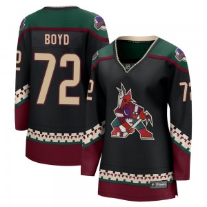 Women's Fanatics Branded Arizona Coyotes Travis Boyd Black 2021/22 Home Jersey - Breakaway