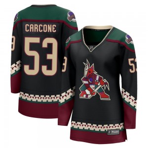 Women's Fanatics Branded Arizona Coyotes Michael Carcone Black 2021/22 Home Jersey - Breakaway