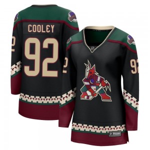 Women's Fanatics Branded Arizona Coyotes Logan Cooley Black 2021/22 Home Jersey - Breakaway