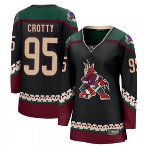 Women's Fanatics Branded Arizona Coyotes Cameron Crotty Black 2021/22 Home Jersey - Breakaway
