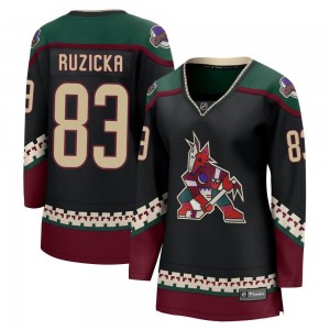 Women's Fanatics Branded Arizona Coyotes Adam Ruzicka Black 2021/22 Home Jersey - Breakaway