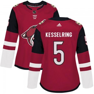 Women's Adidas Arizona Coyotes Michael Kesselring Maroon Home Jersey - Authentic