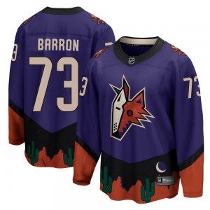 Men's Fanatics Branded Arizona Coyotes Travis Barron Purple 2020/21 Special Edition Jersey - Breakaway