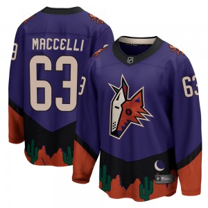 Men's Fanatics Branded Arizona Coyotes Matias Maccelli Purple 2020/21 Special Edition Jersey - Breakaway