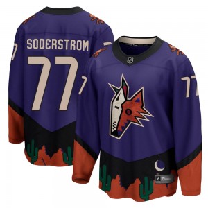 Men's Fanatics Branded Arizona Coyotes Victor Soderstrom Purple 2020/21 Special Edition Jersey - Breakaway