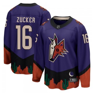 Men's Fanatics Branded Arizona Coyotes Jason Zucker Purple 2020/21 Special Edition Jersey - Breakaway