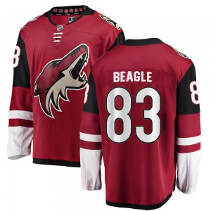 Men's Fanatics Branded Arizona Coyotes Jay Beagle Red Home Jersey - Breakaway