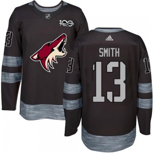 Youth Arizona Coyotes Nathan Smith Black 1917-2017 100th Anniversary Jersey - Authentic