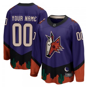 Youth Fanatics Branded Arizona Coyotes Custom Purple Custom 2020/21 Special Edition Jersey - Breakaway