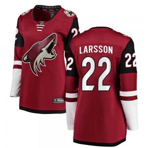 Women's Fanatics Branded Arizona Coyotes Johan Larsson Red Home Jersey - Breakaway