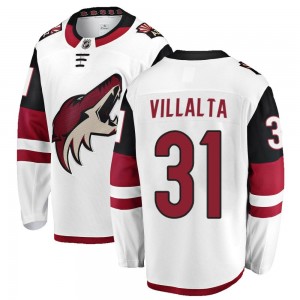 Youth Fanatics Branded Arizona Coyotes Matt Villalta White Away Jersey - Breakaway