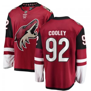 Youth Fanatics Branded Arizona Coyotes Logan Cooley Red Home Jersey - Breakaway