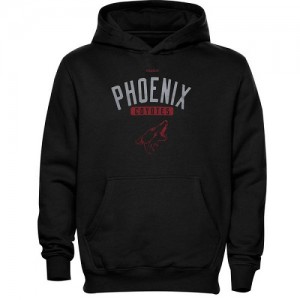 Youth Reebok Arizona Coyotes Black Men's Phoenix Acquisition Fleece Pullover Hoodie - -