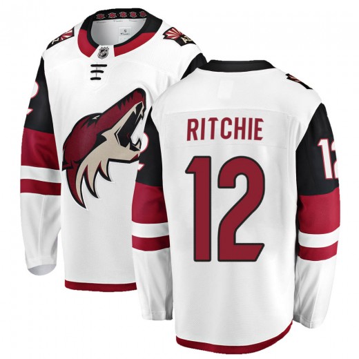 Men's Fanatics Branded Arizona Coyotes Nick Ritchie White Away Jersey - Breakaway