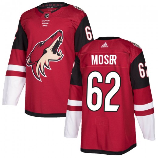 Youth Adidas Arizona Coyotes Janis Moser Maroon Home Jersey - Authentic