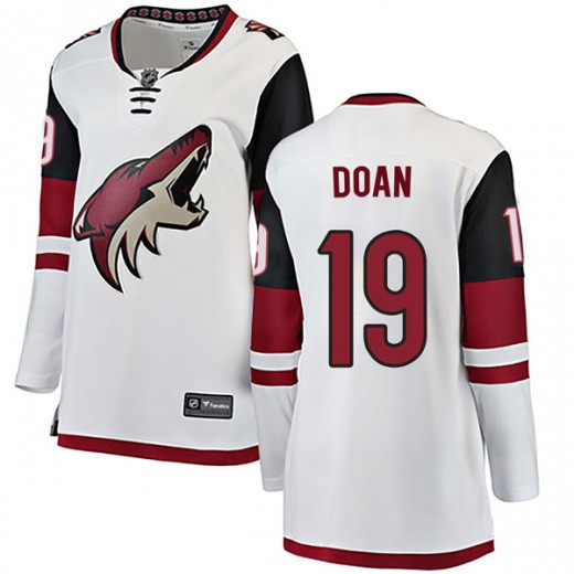Women's Fanatics Branded Arizona Coyotes Shane Doan White Away Jersey - Authentic