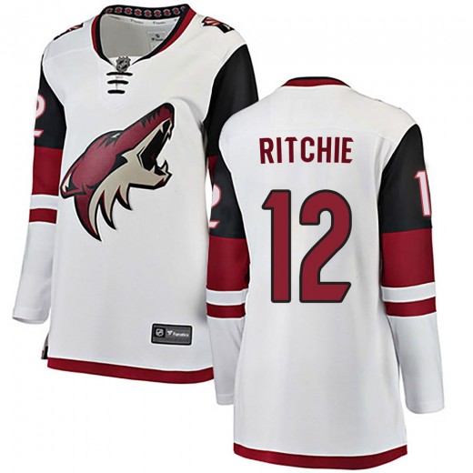Women's Fanatics Branded Arizona Coyotes Nick Ritchie White Away Jersey - Breakaway