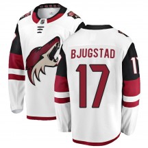 Men's Fanatics Branded Arizona Coyotes Nick Bjugstad White Away Jersey - Breakaway