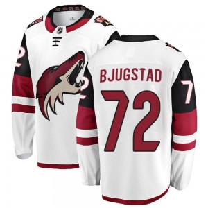 Men's Fanatics Branded Arizona Coyotes Nick Bjugstad White Away Jersey - Breakaway